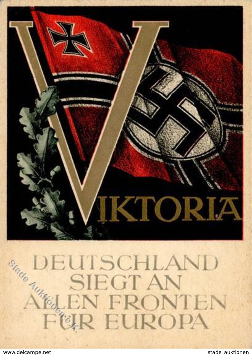 Propaganda WK II WK II Viktoria Sign. Klein, Gottlieb Künstlerkarte I-II - Weltkrieg 1939-45