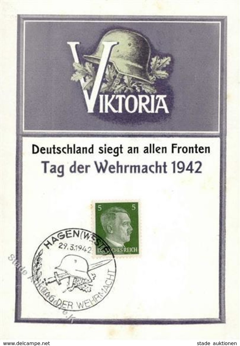 Propaganda WK II WK II Viktoria Tag Der Wehrmacht I-II (keine Ak-Einteilung) - Weltkrieg 1939-45