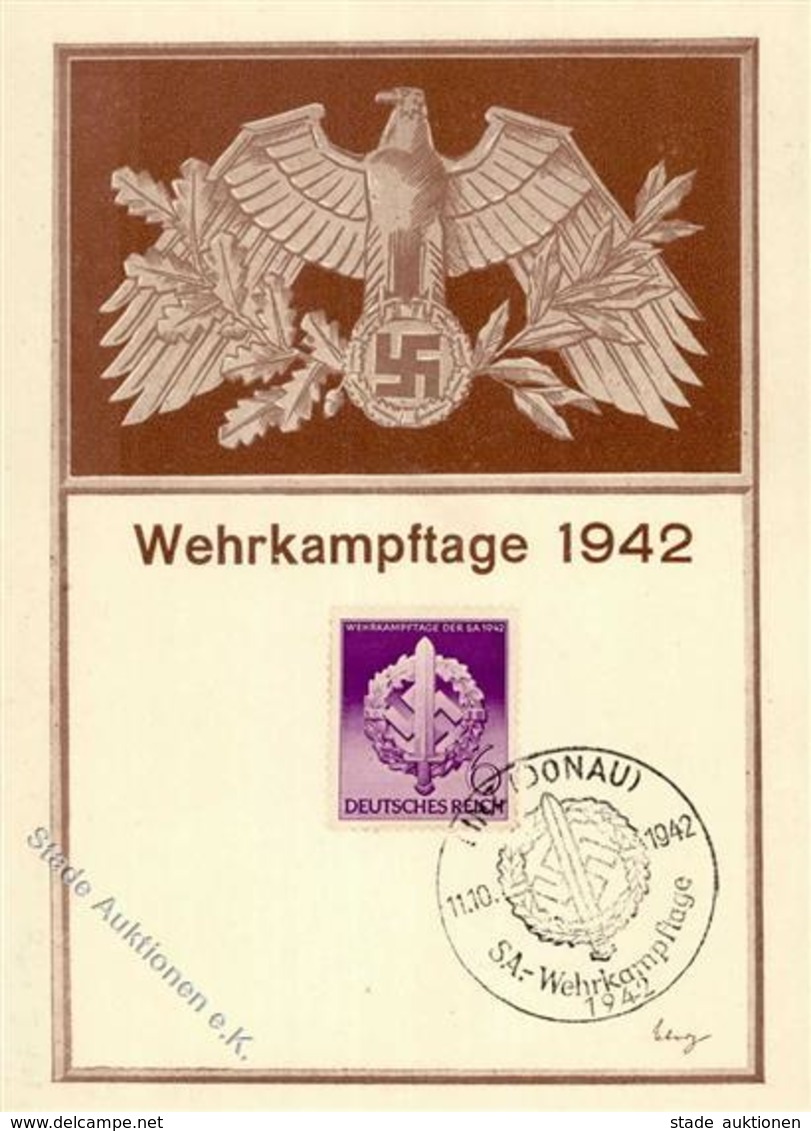 Propaganda WK II WK II Wehrkampftage  I-II (keine Ak-Einteilung) - Weltkrieg 1939-45