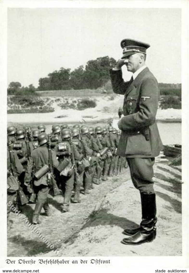 Hitler An Der Ostfront WK II  I-II - War 1939-45