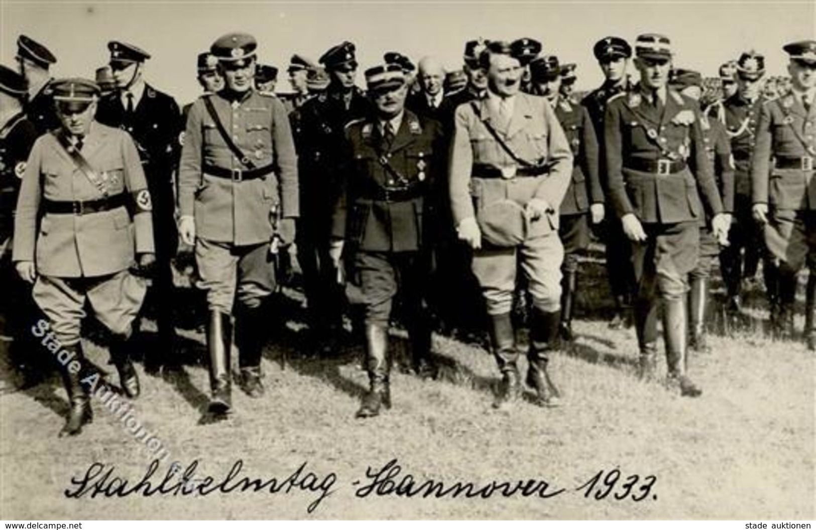 Hitler Hannover (3000) Stahlhelmtag WK II  Foto AK I-II - Weltkrieg 1939-45