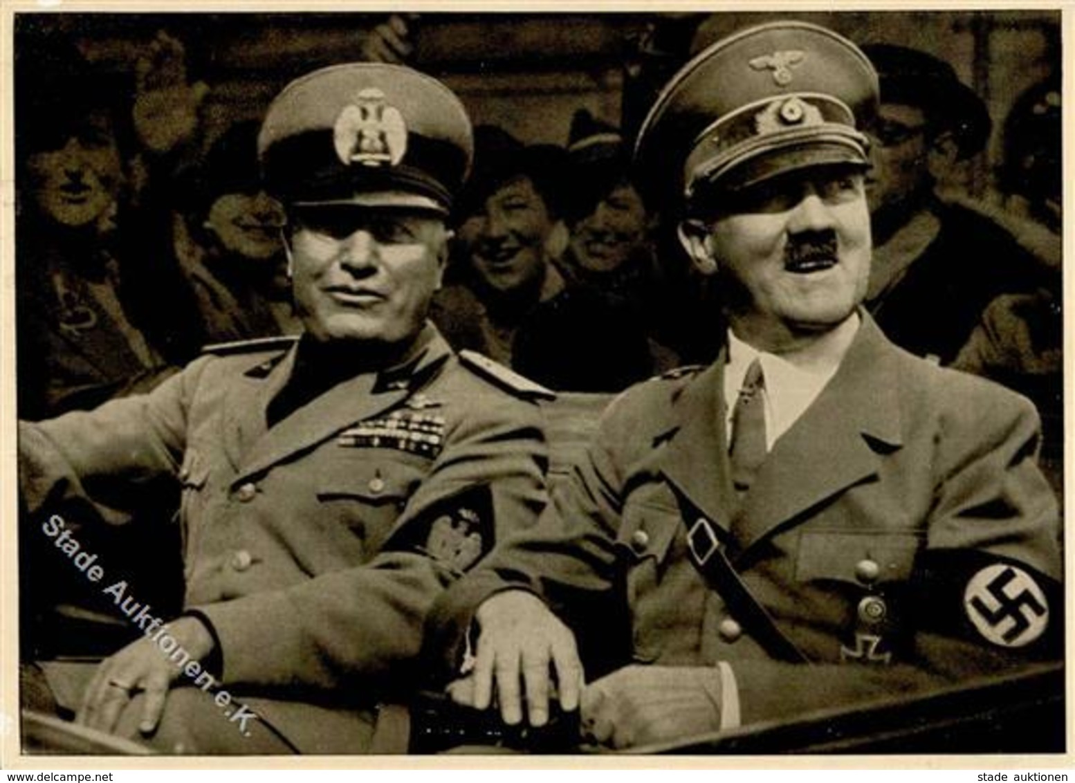 Hitler Mussolini WK II  I-II - War 1939-45