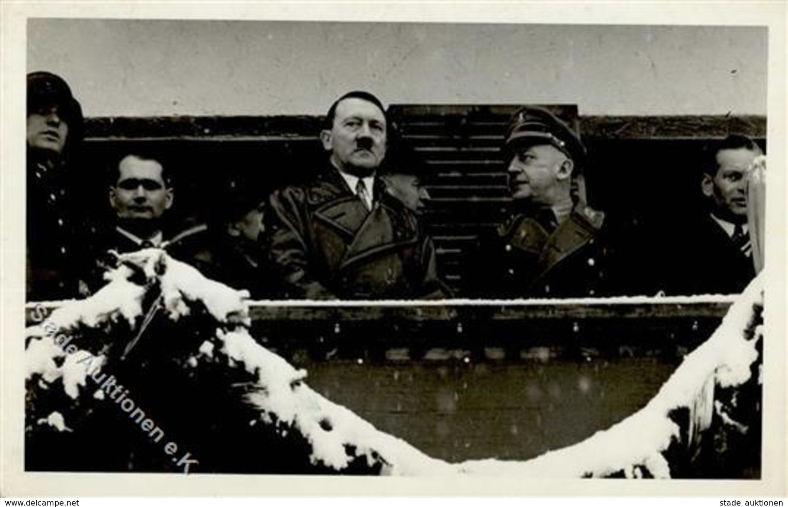 Hitler WK II Olympische Winterspiele Foto-Karte I-II - Weltkrieg 1939-45
