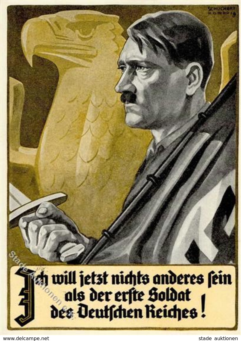 Hitler WK II Sign. Schuchert I-II - Weltkrieg 1939-45