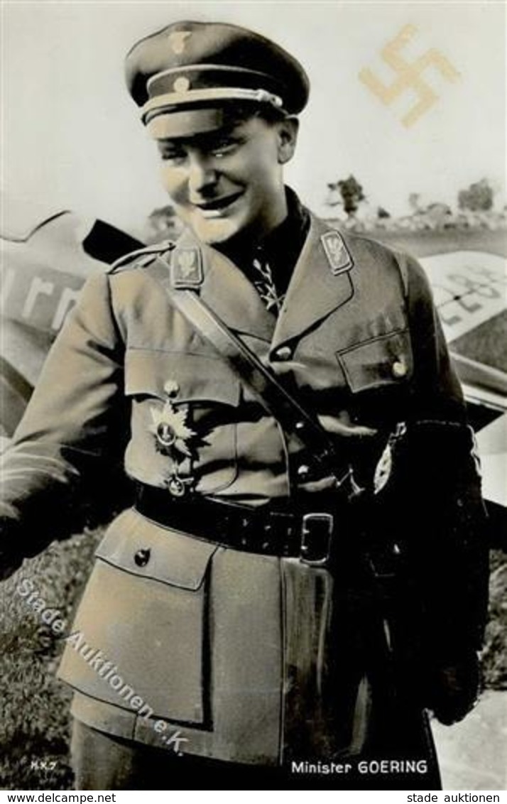 GOERING WK II - HK 7 Minister Göring  - Künstler-Lichtkarte! I - War 1939-45