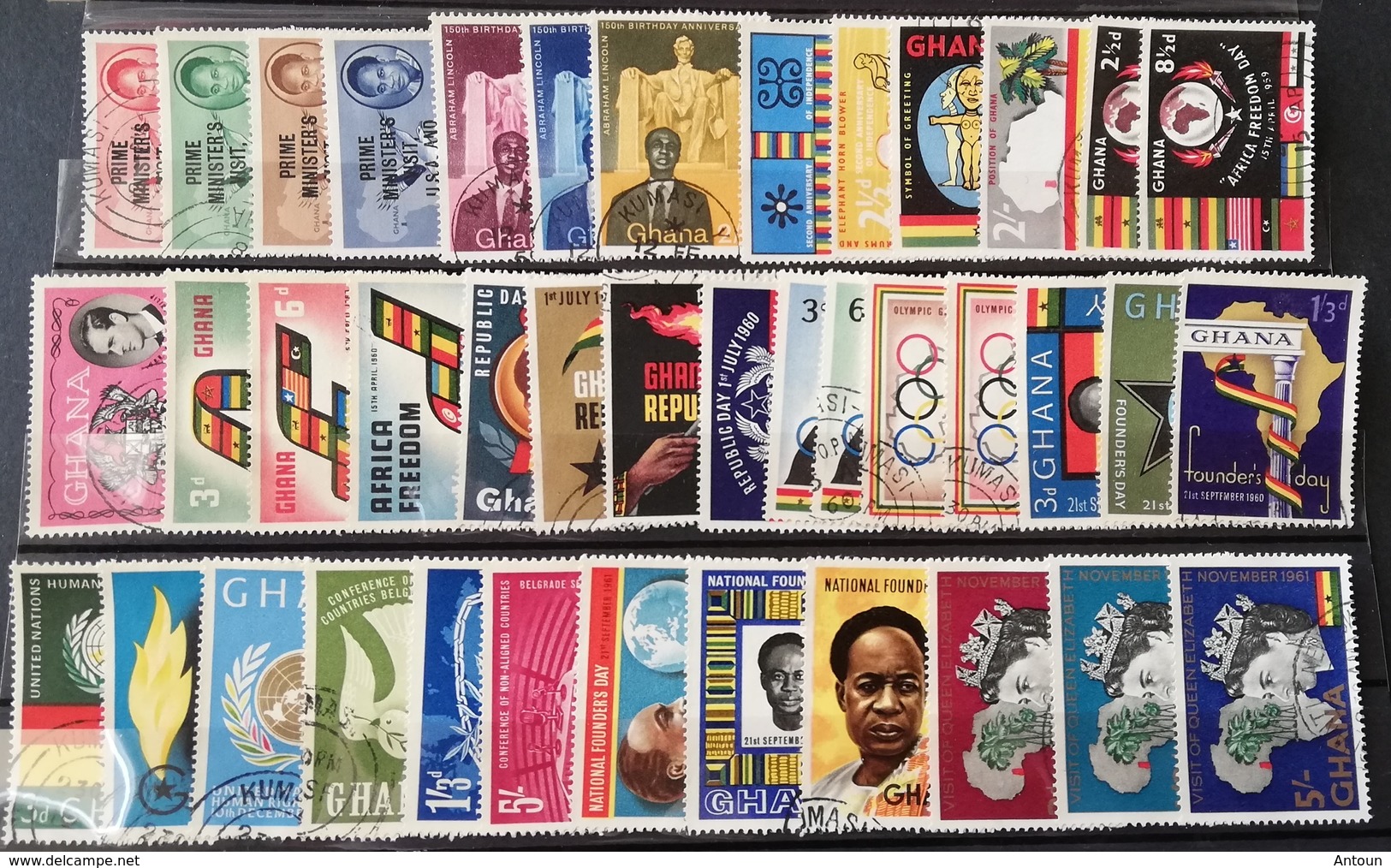 Ghana  USED COMPLETE SETS - Ghana (1957-...)