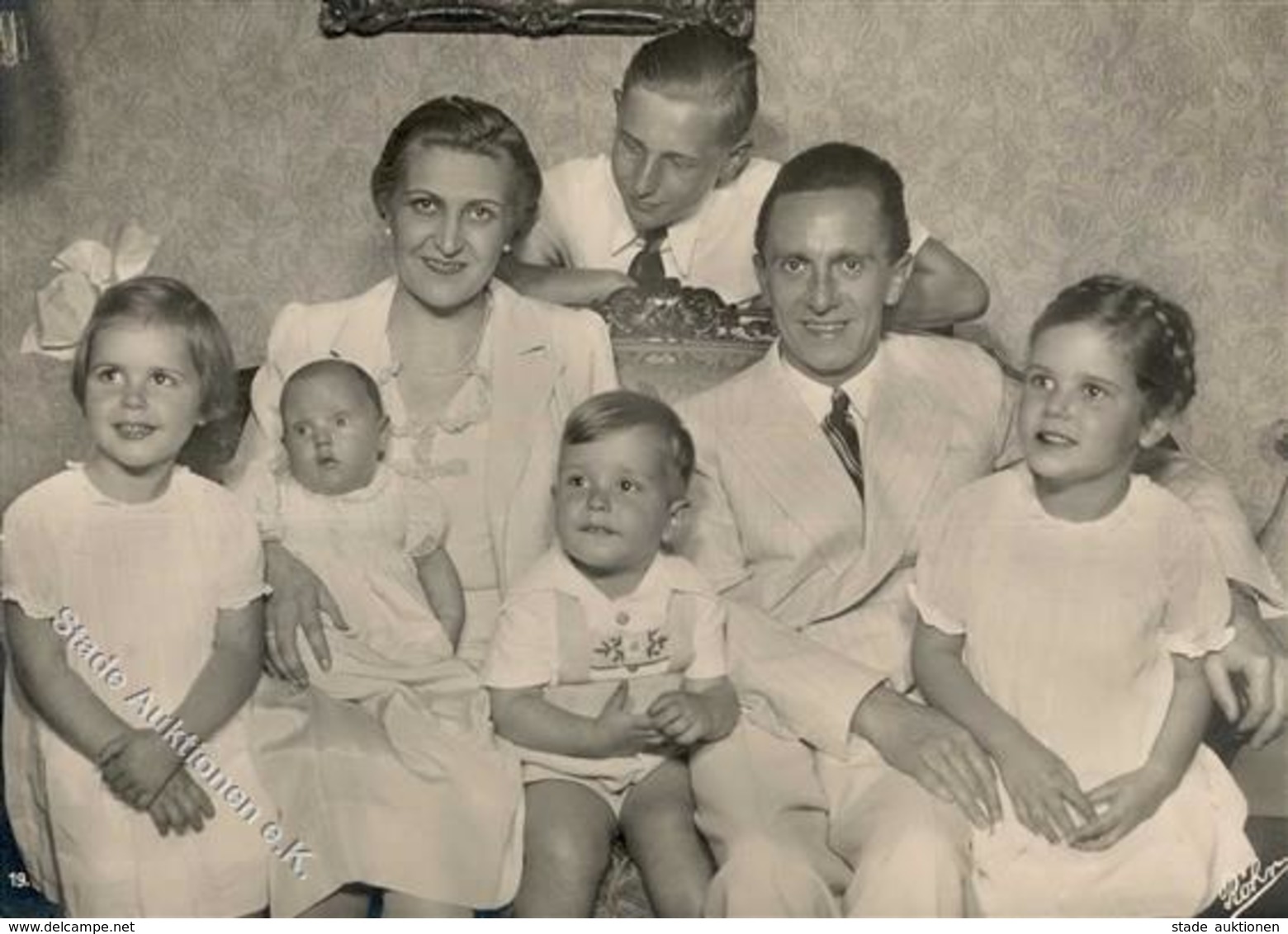 GOEBBELS,Dr. - Mit Familie - Röhr 19 I - Weltkrieg 1939-45