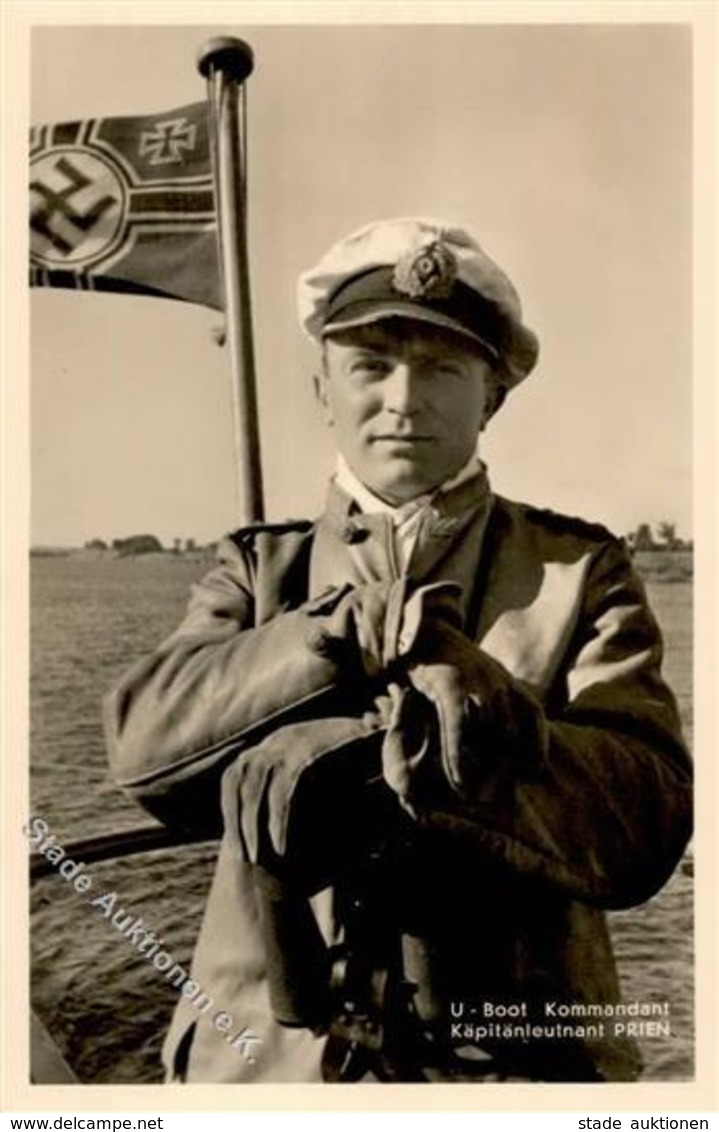 Ritterkreuzträger WK II - Kapitänleutnant PRIEN - U-BOOT Kommandant PH 1183a I - Weltkrieg 1939-45