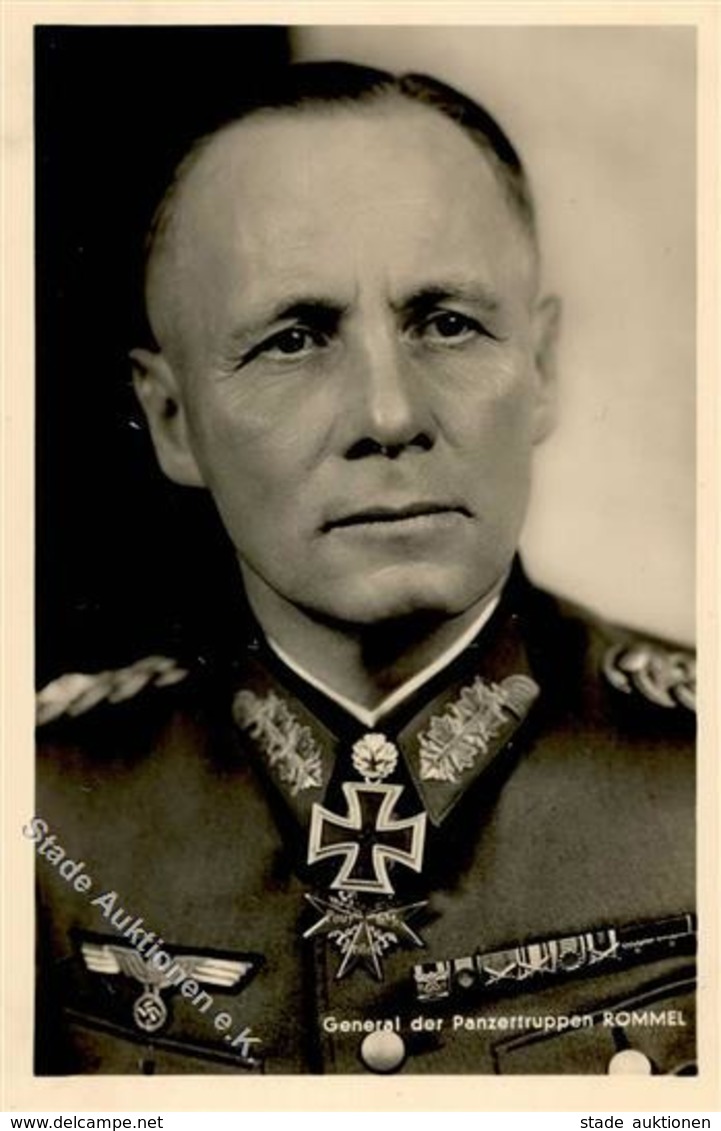 Ritterkreuzträger WK II Rommel General PH 1520 Foto AK I-II - Weltkrieg 1939-45