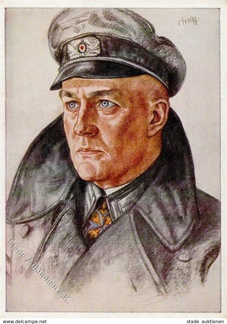 Willrich P 1 R 6 Nr. 2 WK II Ein Regimentskommandeur Künstlerkarte I-II - War 1939-45