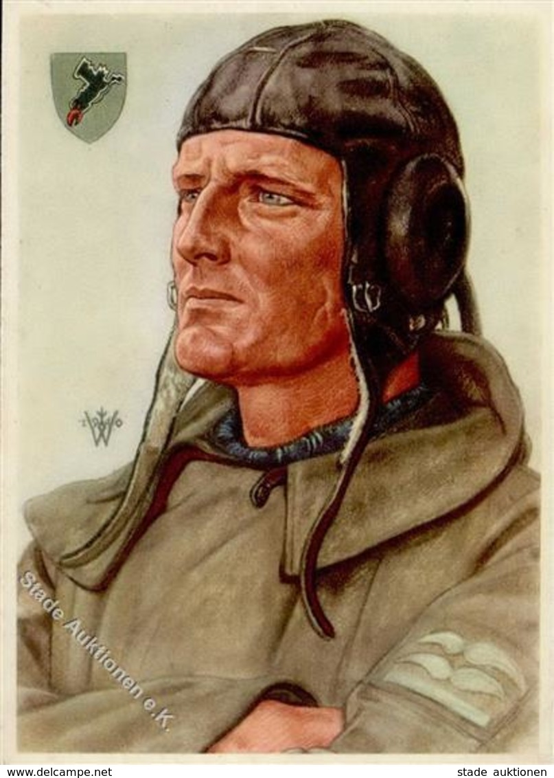 Willrich Stukaflieger Künstlerkarte I-II - War 1939-45