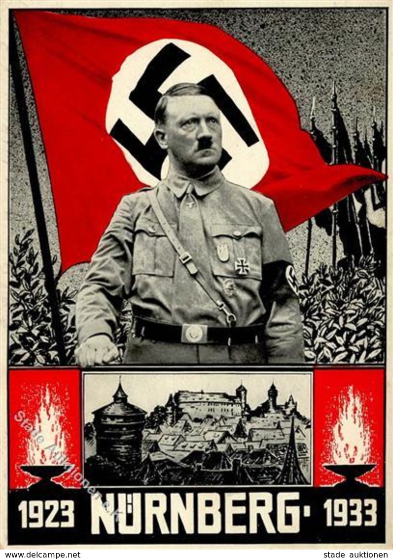 Reichsparteitag Nürnberg (8500) WK II Hitler 1933 I-II (Ecken Abgestoßen) - Weltkrieg 1939-45