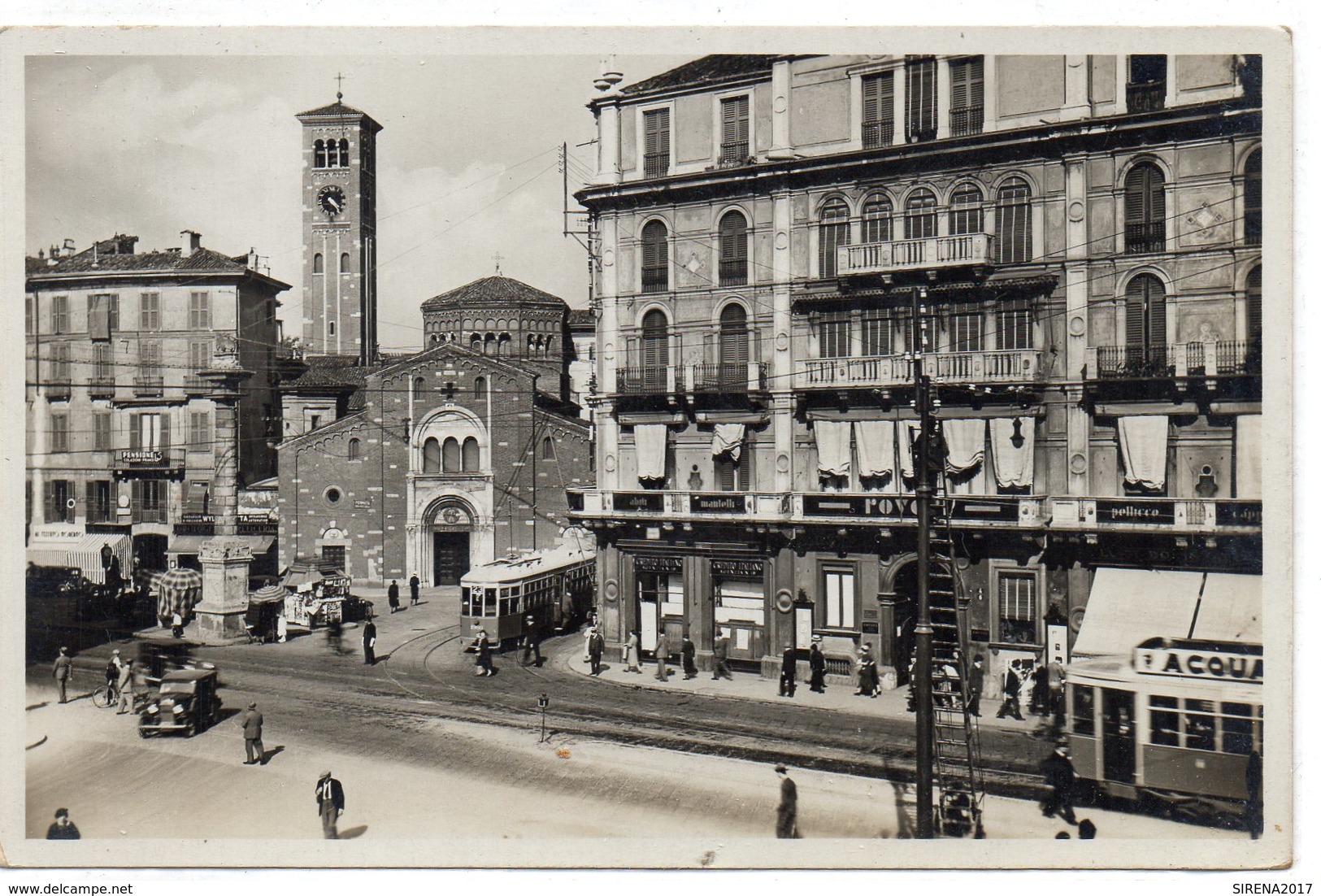 MILANO - LARGO E CHIESA DI SAN BABILA - NON VIAGGIATA - Milano (Milan)