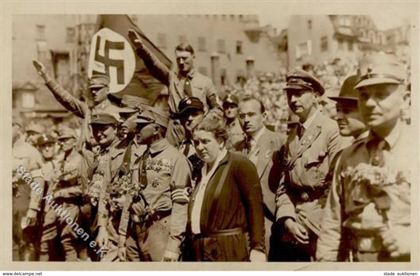REICHSPARTEITAG NÜRNBERG WK II - Seltene Foto-Ak Mit HITLER (vermutlich 1926/27) I - R! - Weltkrieg 1939-45