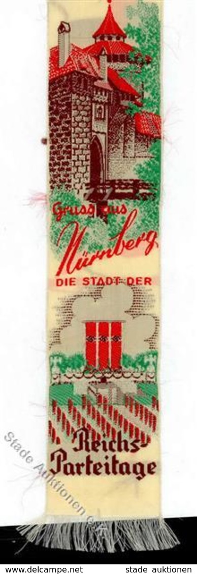 Reichsparteitag WK II Nünberg (8500) Lesezeichen Seide KEINE AK I-II Soie - War 1939-45