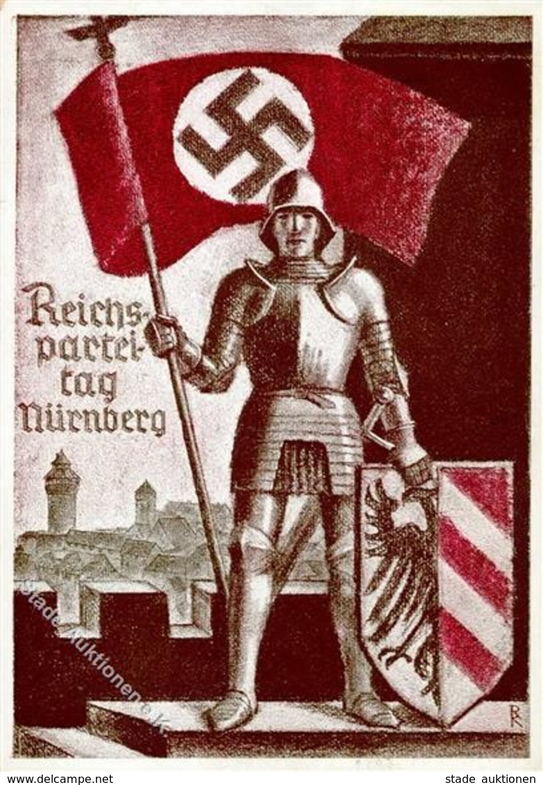 Reichsparteitag WK II Nürnberg (8500) 1936 Künstler-Karte Sign. Klein, R. I-II - Weltkrieg 1939-45