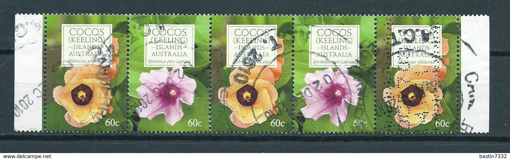 2010 Cocos Keeling Islands Flowers,fleurs,blümen Used/gebruikt/oblitere - Cocoseilanden