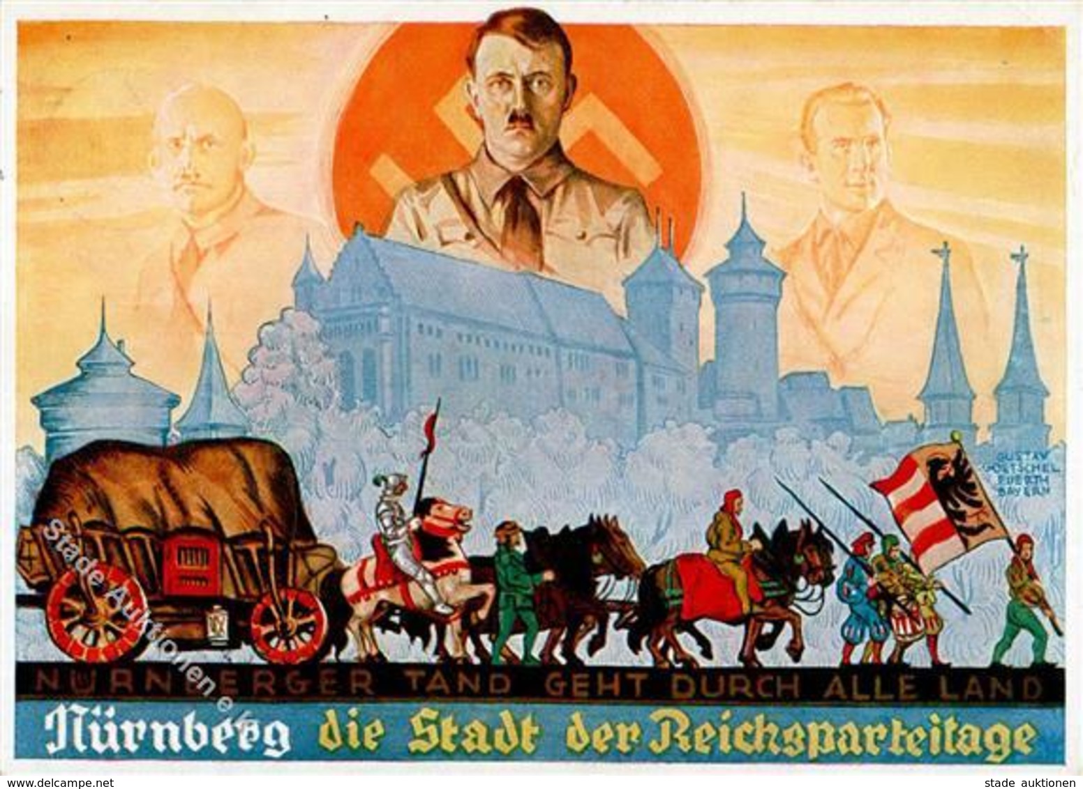 REICHSPARTEITAG NÜRNBERG 1933 WK II - S-o I-II (Ecke Gestoßen) - Guerra 1939-45