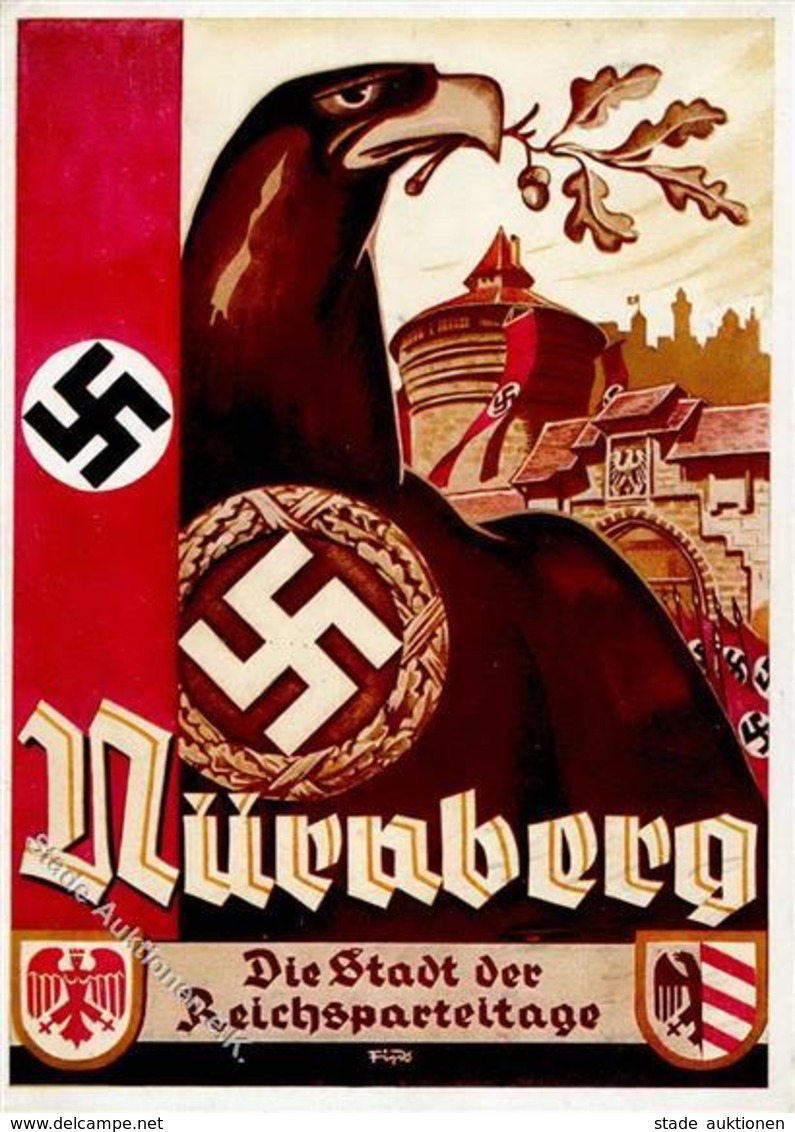 REICHSPARTEITAG NÜRNBERG 1934 WK II - Verlag Stürmer Mit S-o I-II - War 1939-45