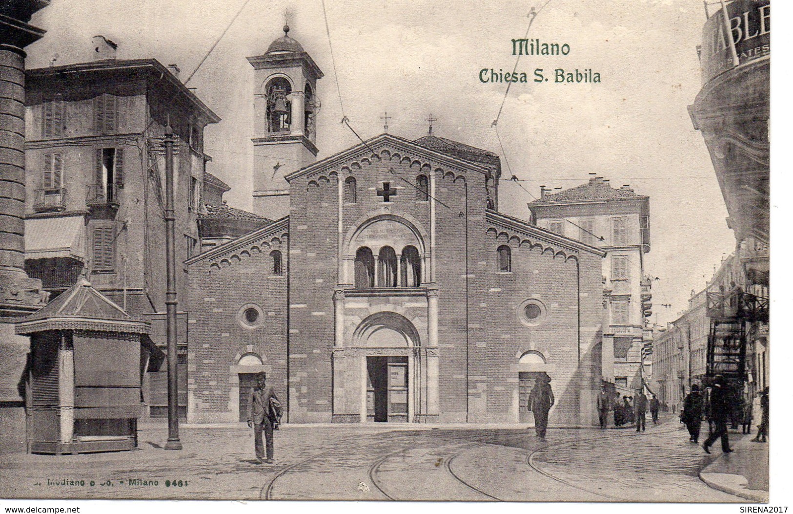 MILANO - CHIESA DI SAN BABILA - NON VIAGGIATA - Milano (Milan)