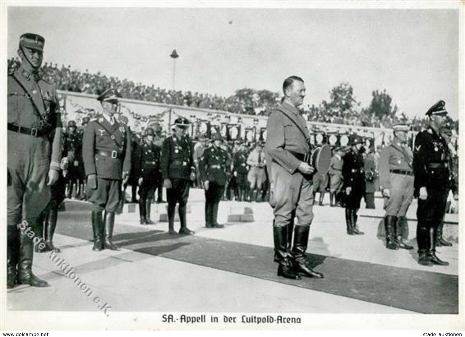REICHSPARTEITAG NÜRNBERG WK II - PH - SA-APPELL In Der Luitpold-Arena Mit SS-HIMMLER I-II - Weltkrieg 1939-45
