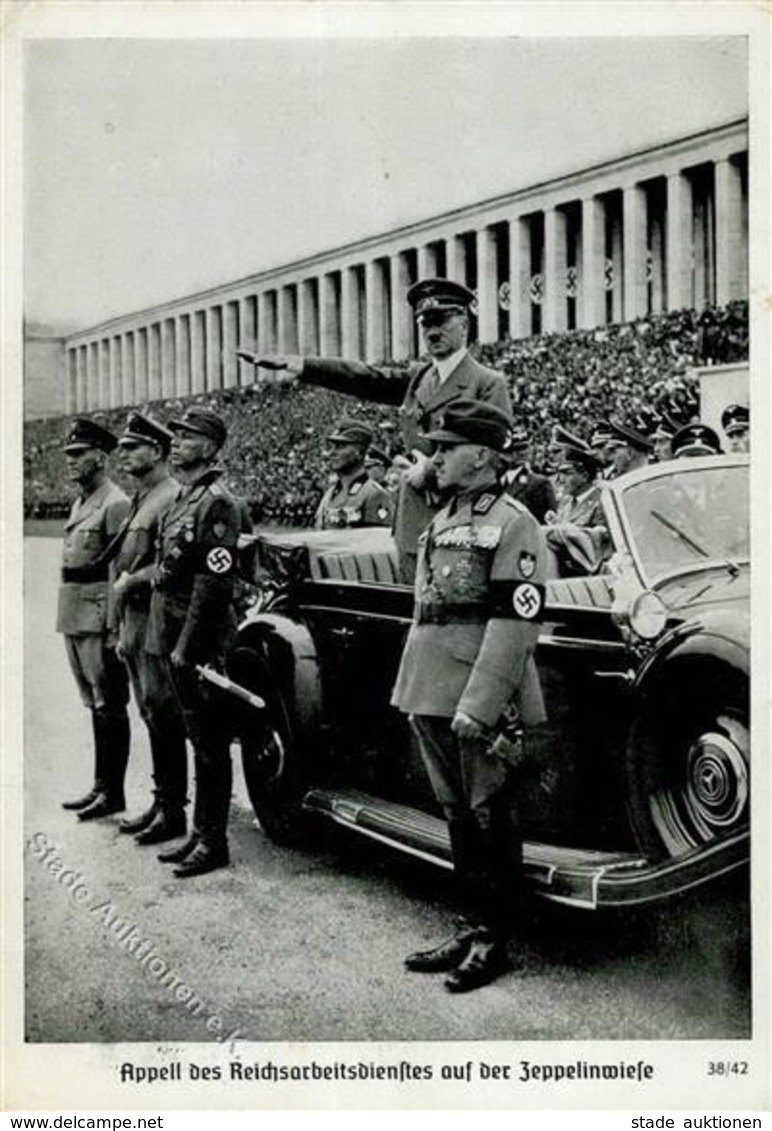 REICHSPARTEITAG NÜRNBERG WK II - PH 38/42 - APPELL Des RAD Mit S-o I-II - Weltkrieg 1939-45