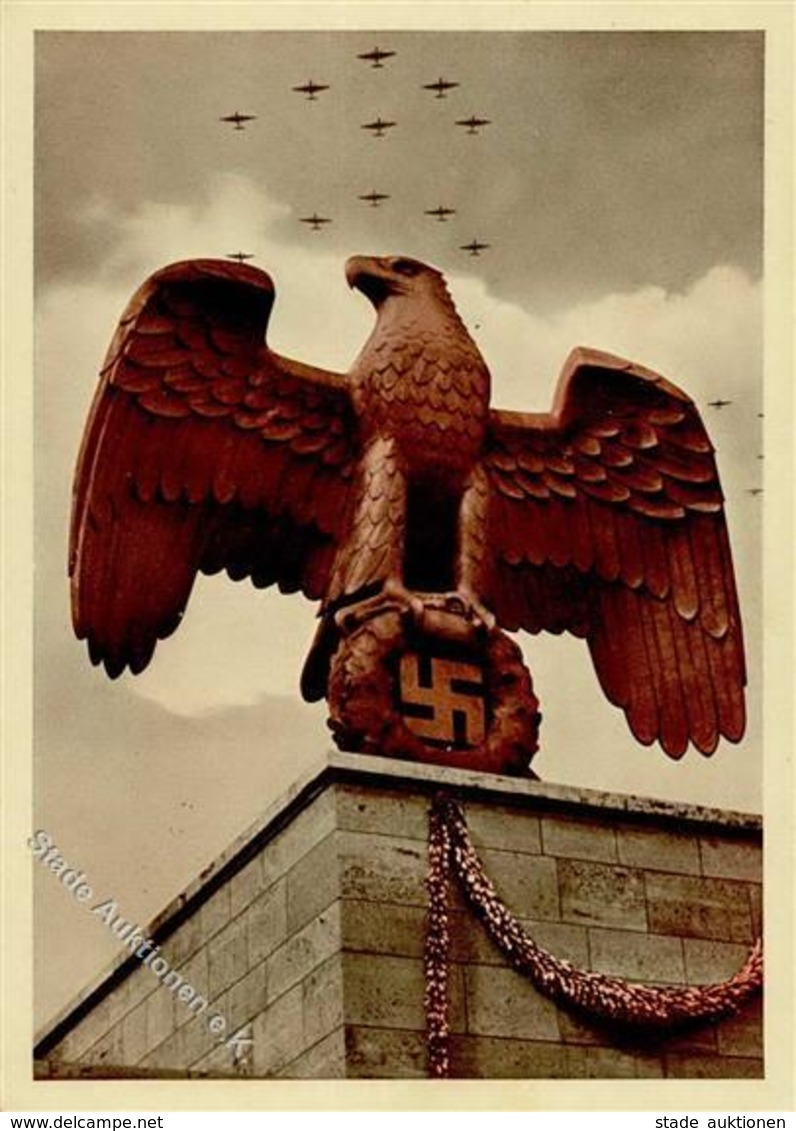 REICHSPARTEITAG NÜRNBERG WK II - Reichsparteitagsgelände - Hoheitsadler S-o 1938 I - War 1939-45