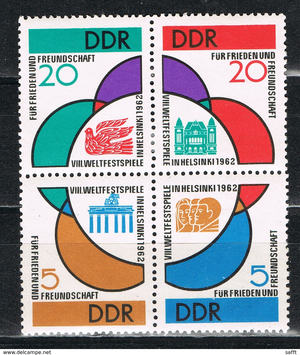 DDR 901/904 ZD Postfrisch - Weltfestspiele Der Jugend 1962 - Neufs