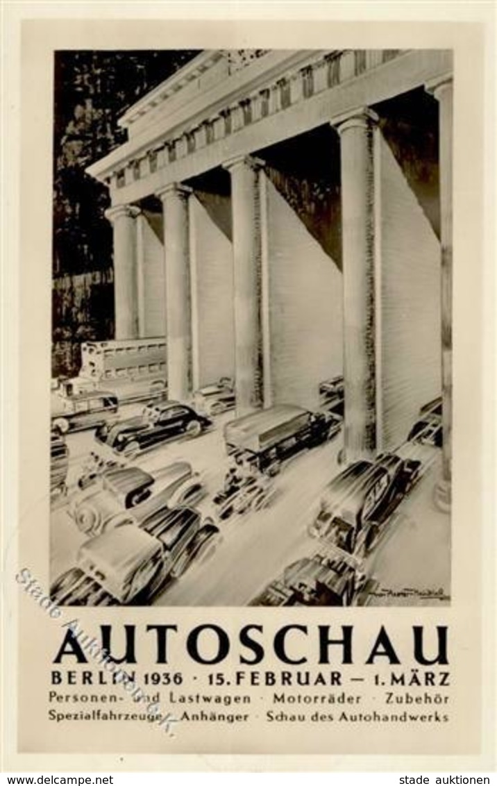 BERLIN WK II - AUTOSCHAU Berlin 1936 Mit S-o I-II - Weltkrieg 1939-45