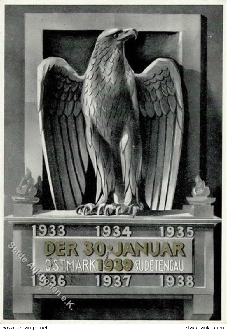 BERLIN WK II - GROßDEUTSCHLANDS 1. REICHSTAG 30.1.1939 Mit S-o I - Weltkrieg 1939-45