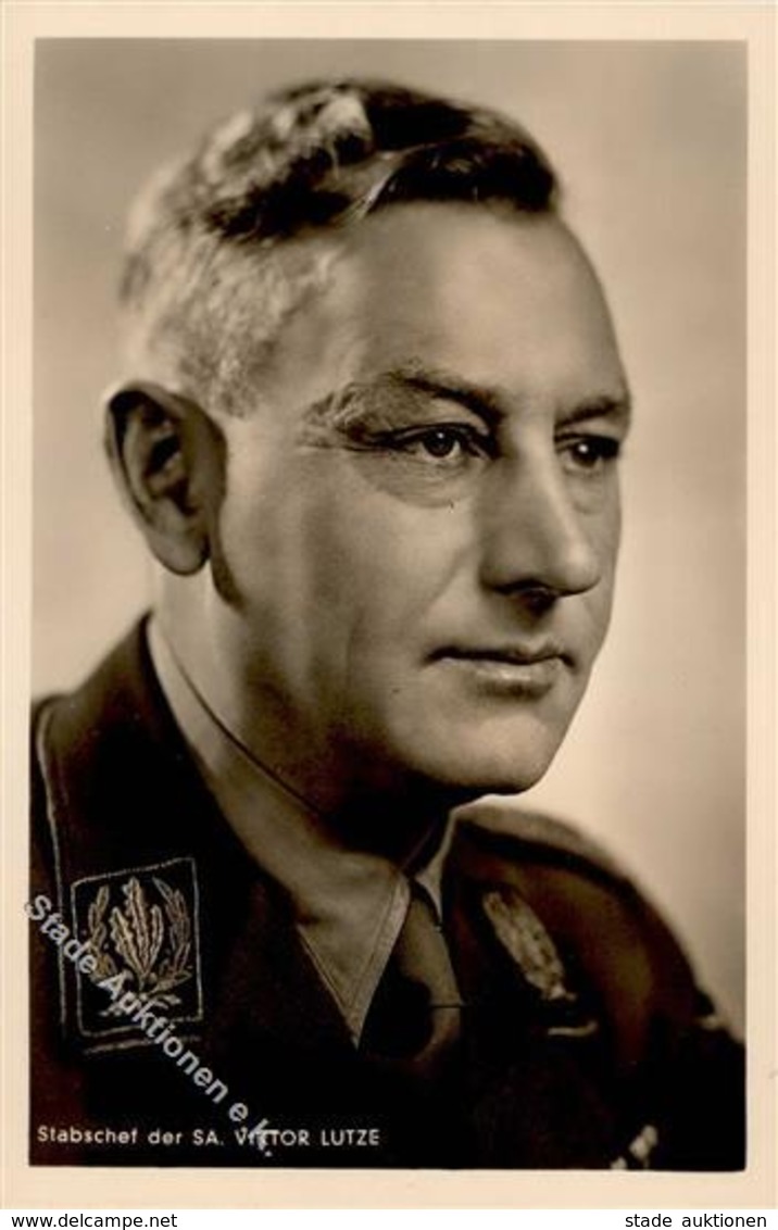 WK II SA Viktor Lutze Stabschef PH 1147 Foto AK I-II - Weltkrieg 1939-45