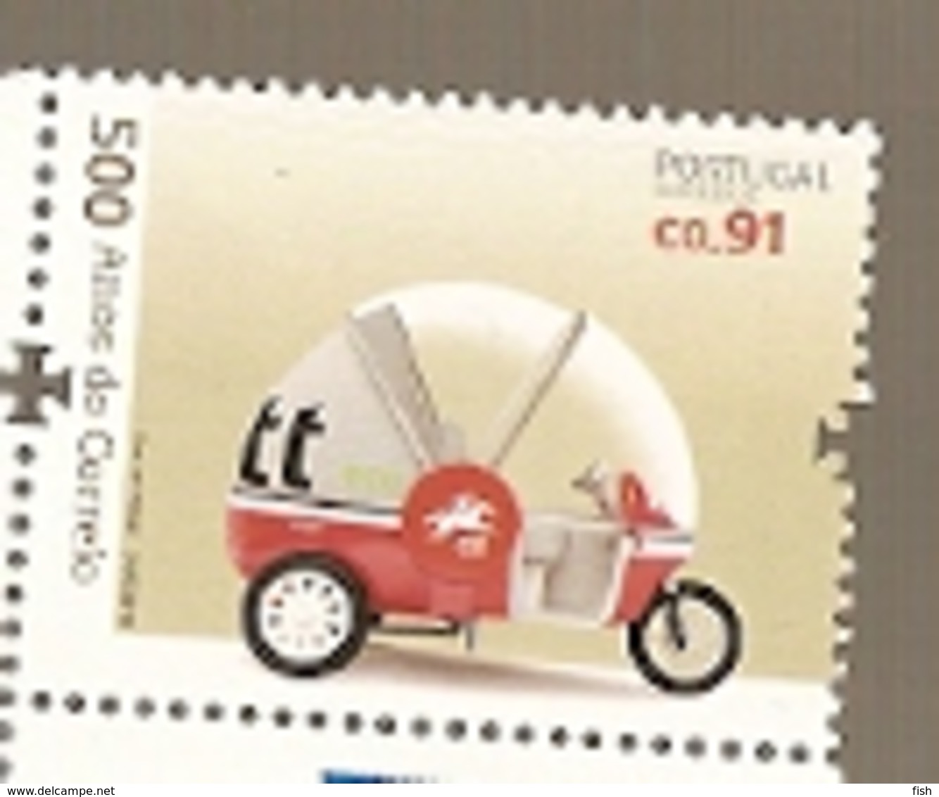 Portugal ** & 500 Years Of Postal Mail In Portugal, Postal Vehicle 2018 (6997) - Post