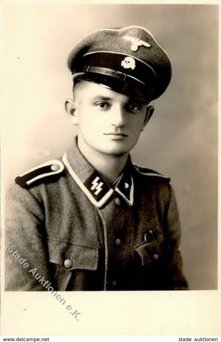 SS WK II - SS-Foto-Ak , Totenkopf I-II - Weltkrieg 1939-45