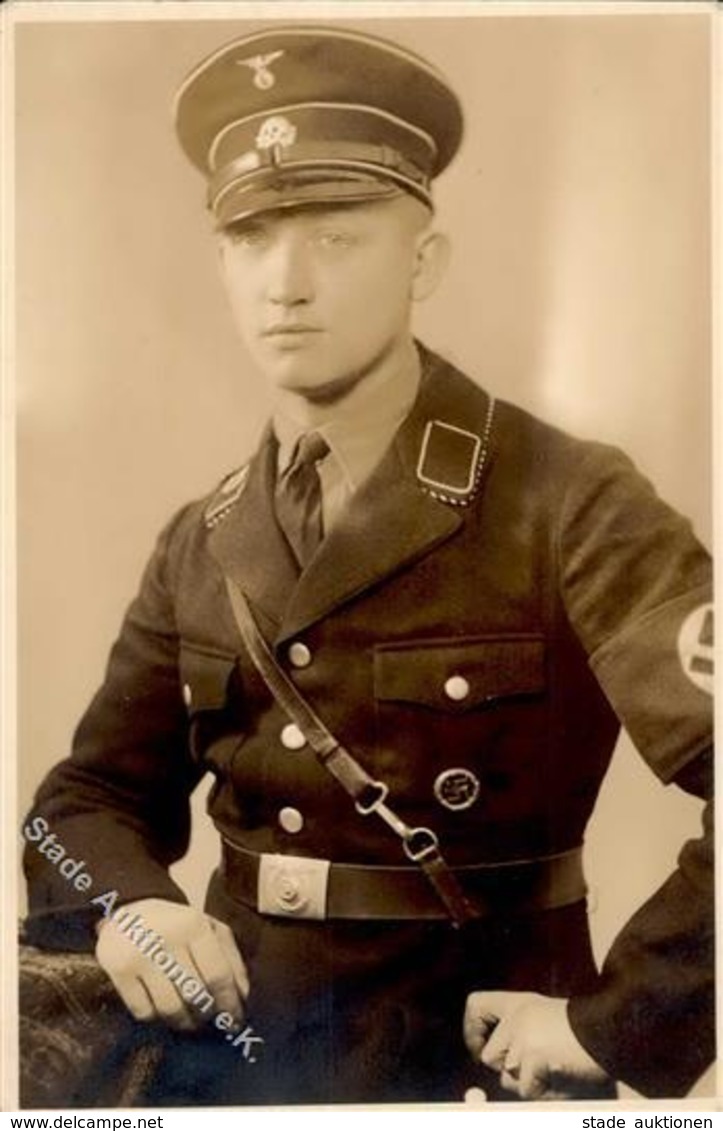 SS WK II - SS-Foto-Ak - Totenkopf I-II - Weltkrieg 1939-45