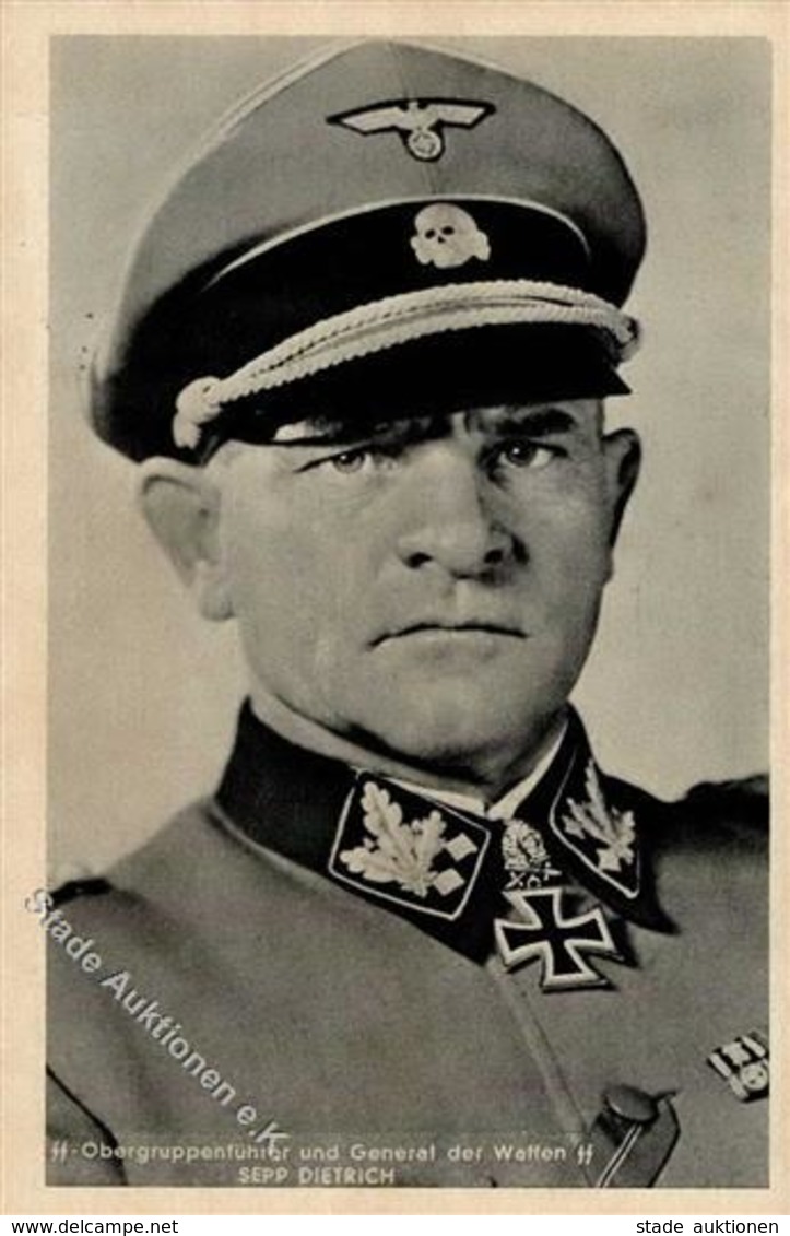 SS WK II - SS-Obergruppenführer Und General Der WAFFEN-SS SEPP DIETRICH - PH R 187a I-II - War 1939-45