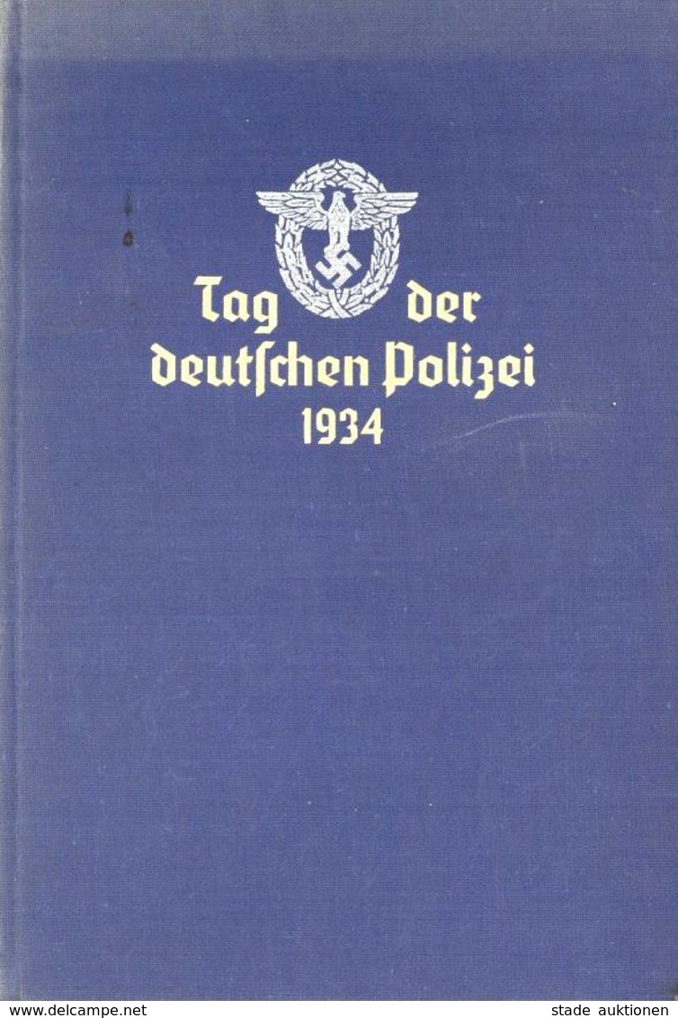 SS WK II - TAG DER DEUTSCHEN POLIZEI 1934 - Voll Bebildertes BUCH Mit 142 Seiten (incl. WHW) I-II - War 1939-45