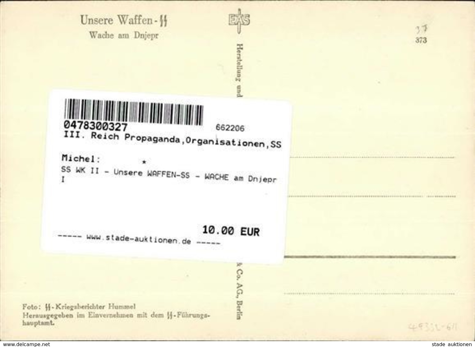 SS WK II - Unsere WAFFEN-SS - WACHE Am Dnjepr I - Weltkrieg 1939-45