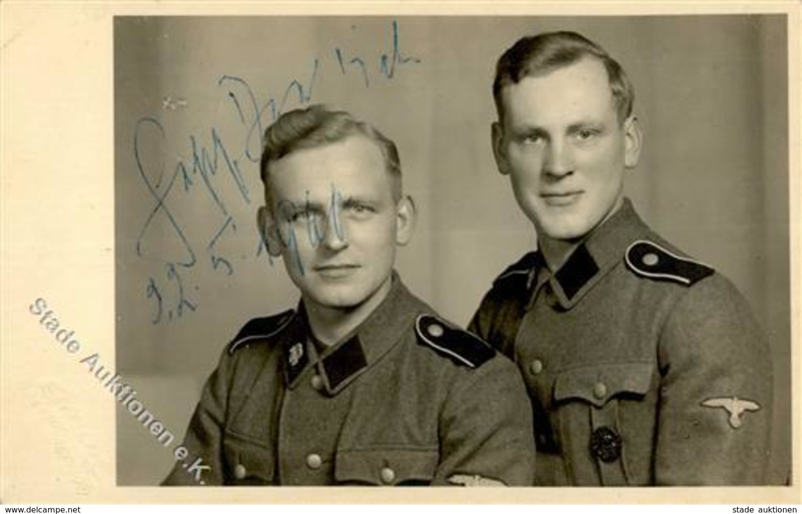 SS WK II Josef Dietrich Generaloberst Foto-Karte Mit Original Unterschrift (Nachkrieg) I-II - Weltkrieg 1939-45