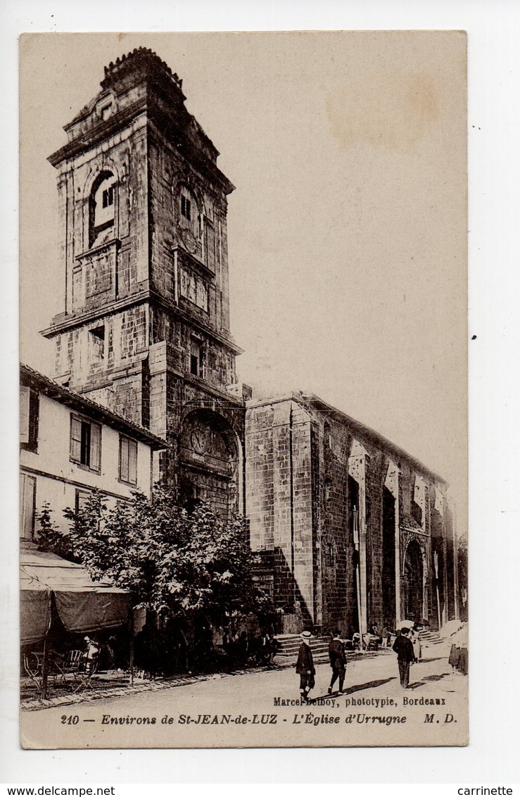 Environs De SAINT JEAN DE LUZ - 64 - Pays Basque - L'Eglise D'Urrugne - Urrugne