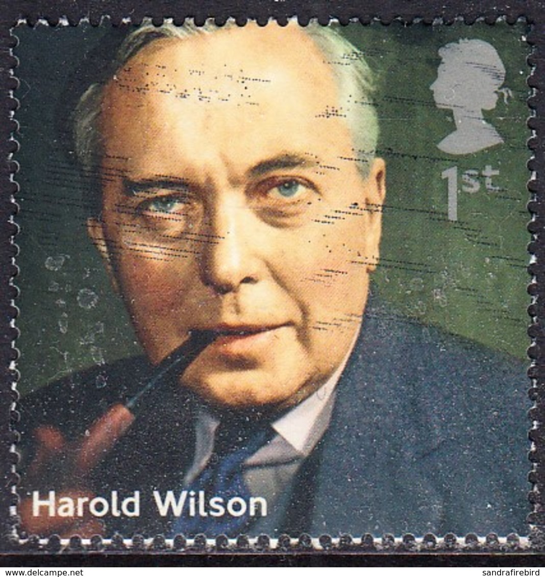 2014 GB - Prime Ministers -  Harold Wilson- SG3643 1st  Used - Used Stamps