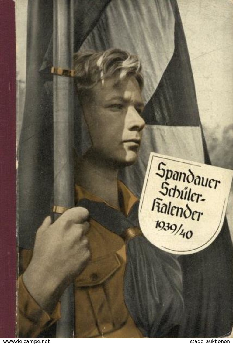 WK II HJ Spandauer Schülerkalender 1939/40 II - Weltkrieg 1939-45