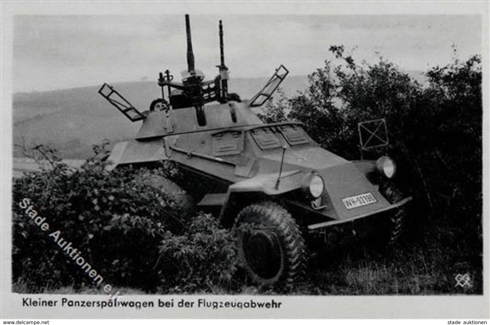 Panzer (WK II) Kleiner Panzerspähwagen Foto AK I-II Réservoir - War 1939-45