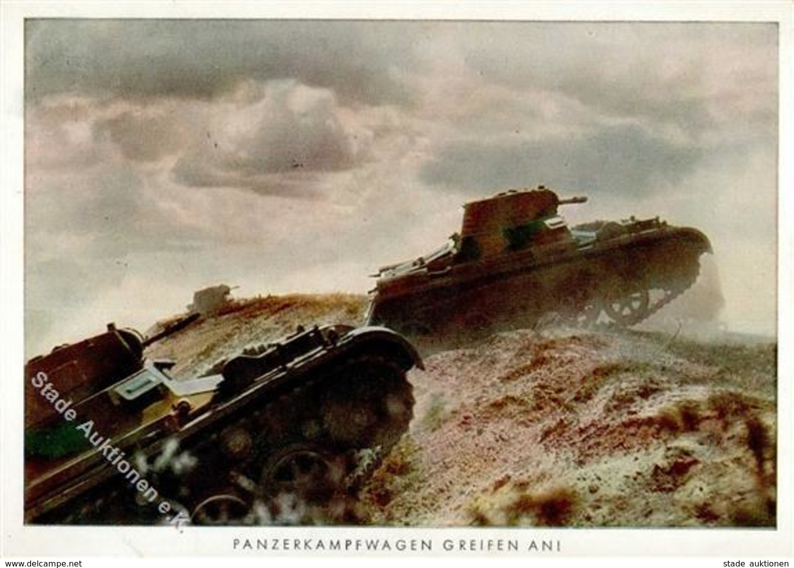 Panzer (WK II) Panzerkampfwagen Greifen An  I-II Réservoir - Weltkrieg 1939-45