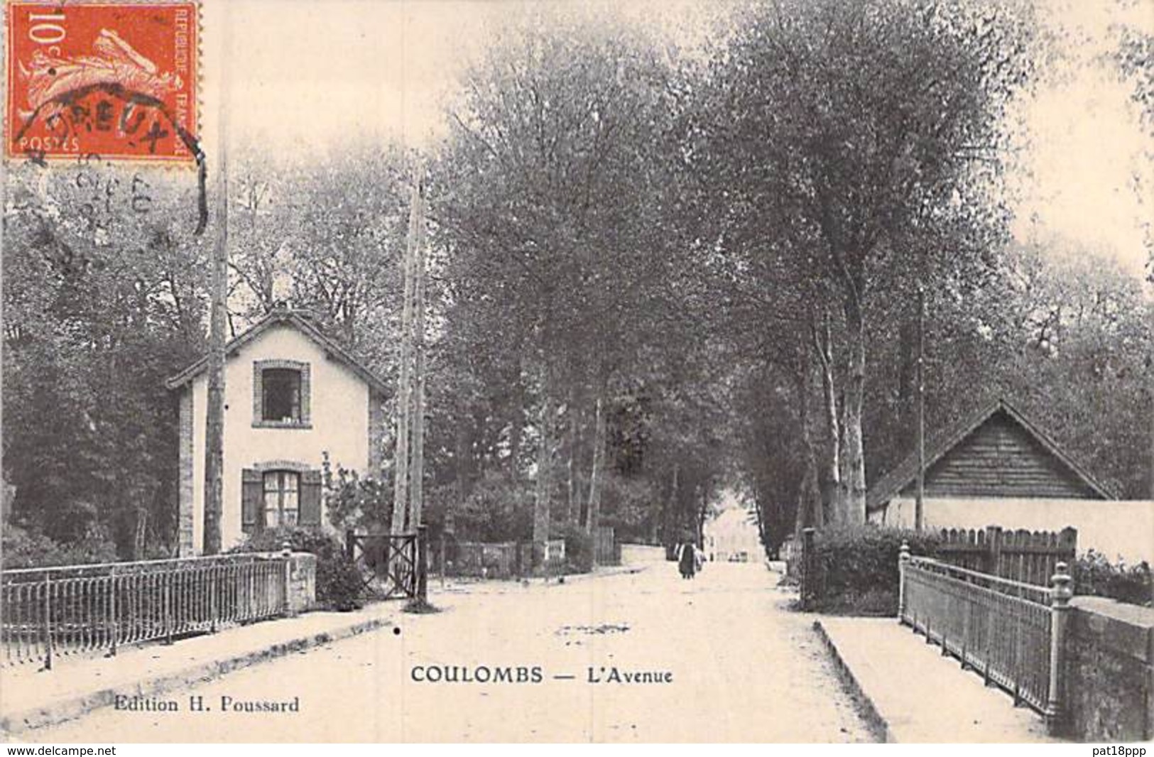 28 - COULOMBS : L'Avenue - CPA - Eure Et Loire - Sonstige & Ohne Zuordnung