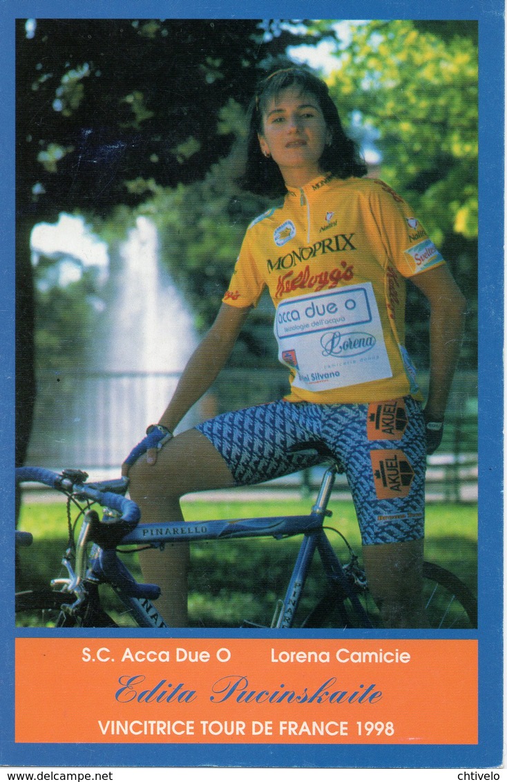 Cyclisme, Edita Pucinskaite - Cycling