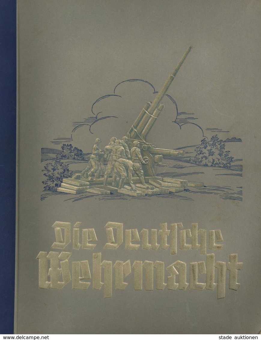 Sammelbild-Album Die Deutsche Wehrmacht Hrsg. Zigaretten Bilderdienst Dresden 1936 Kompl. Mit Schuber I-II - War 1939-45
