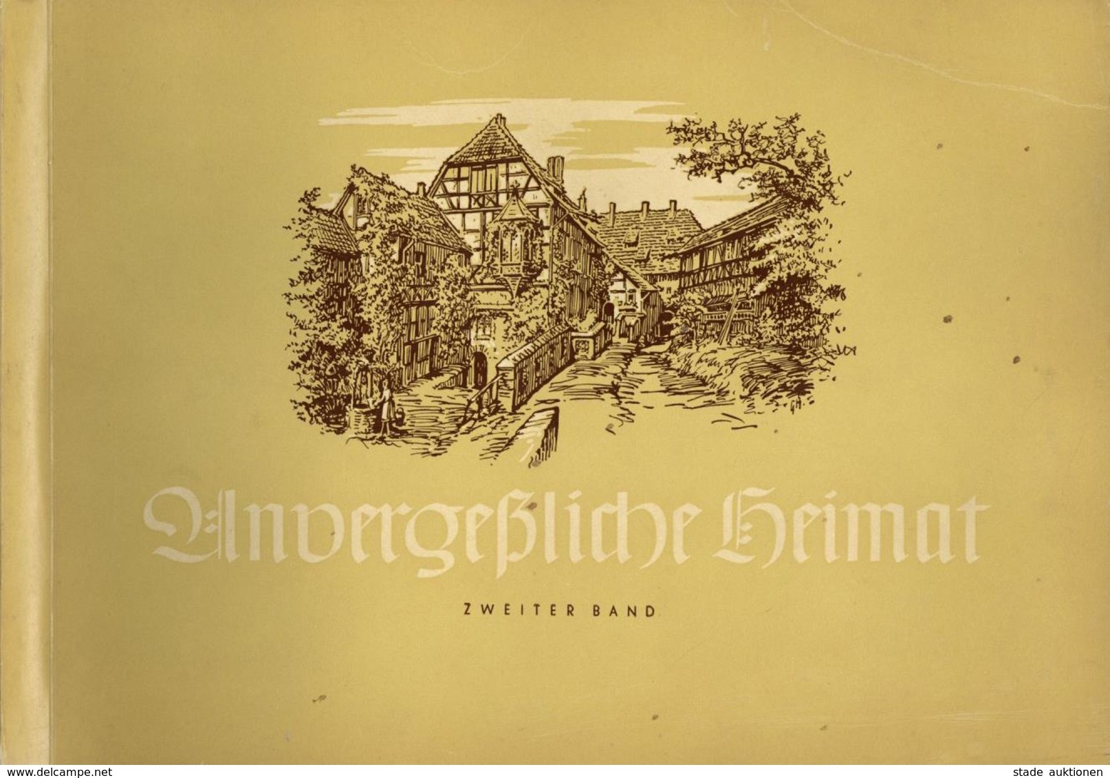 Sammelbild-Album Unvergessliche Heimatzweiter Band  Ca. 1951 Greiling Bilderstelle Kompl. II (Einband Stauchung) - War 1939-45