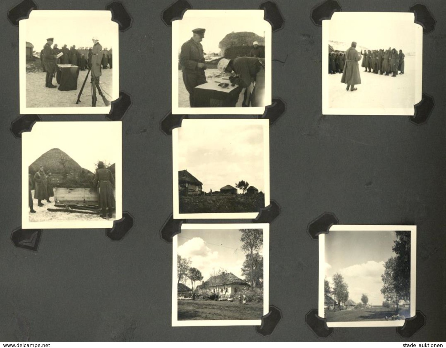 WK II Album Aus Meiner Dienstzeit Mit Circa 200 Fotos Div. Formate I-II - Guerre 1939-45