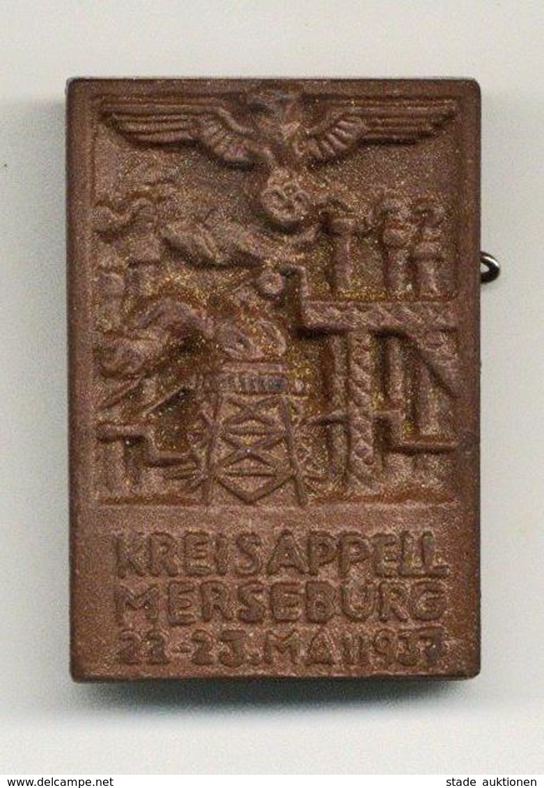 WK II Anstecknadel Merseburg (o-4200) Kreisappell I-II - Weltkrieg 1939-45