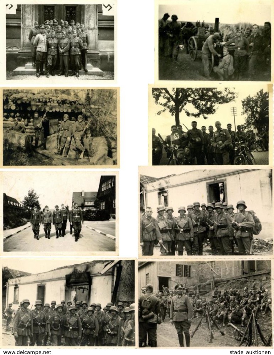 WK II Foto Partie Mit über 160 Soldaten Fotos I-II - Weltkrieg 1939-45